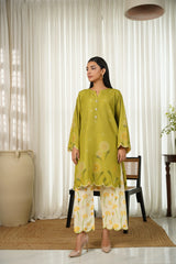Dhaga Stitched 2 Piece Poly Cambric Collection'2025-Juniper