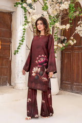 Gulkar By Abeera Stitched 2 Piece Printed Poly Lawn Suit-GK-01