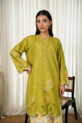 Dhaga Stitched 2 Piece Poly Cambric Collection'2025-Juniper