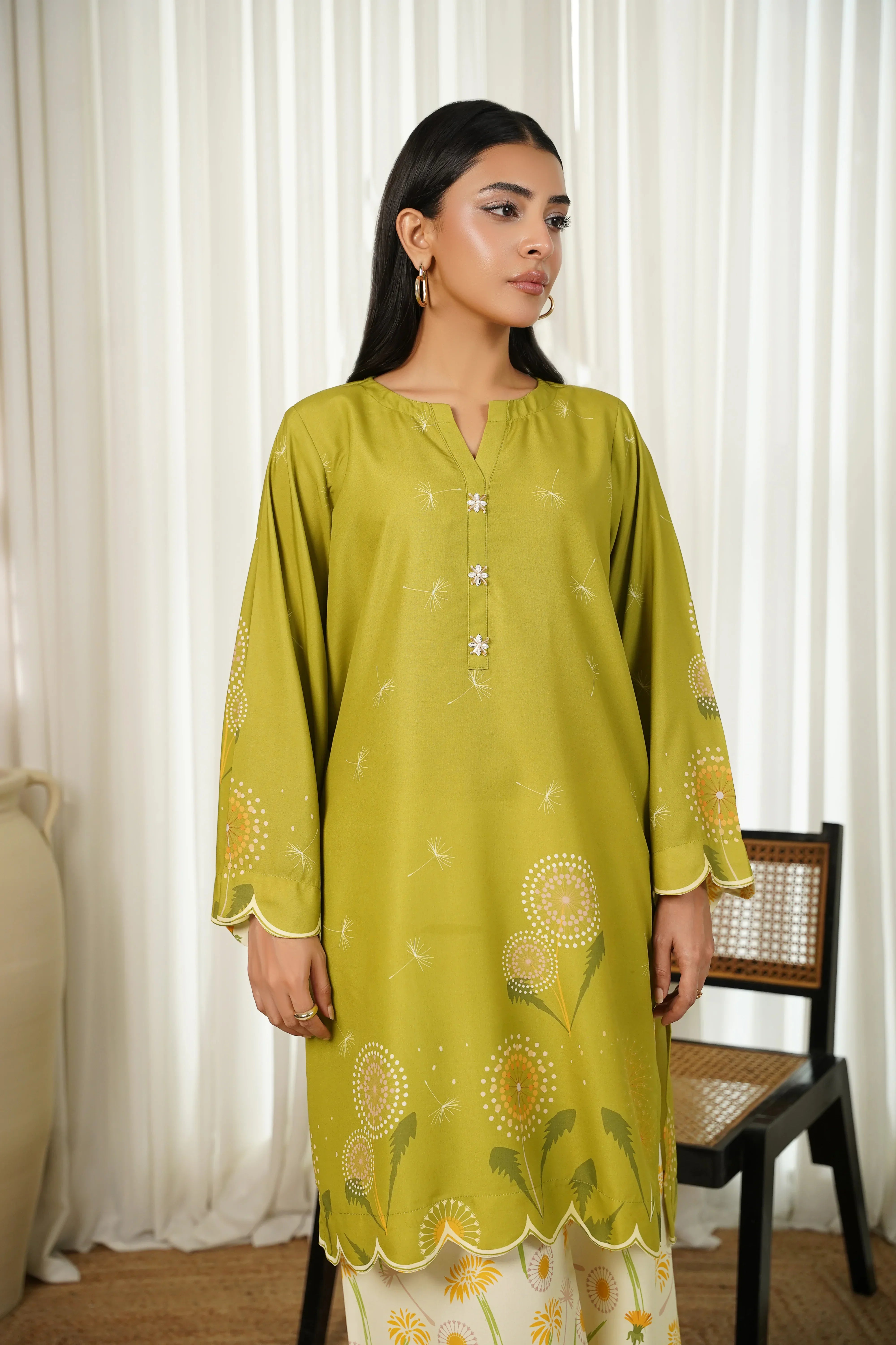 Dhaga Stitched 2 Piece Poly Cambric Collection'2025-Juniper