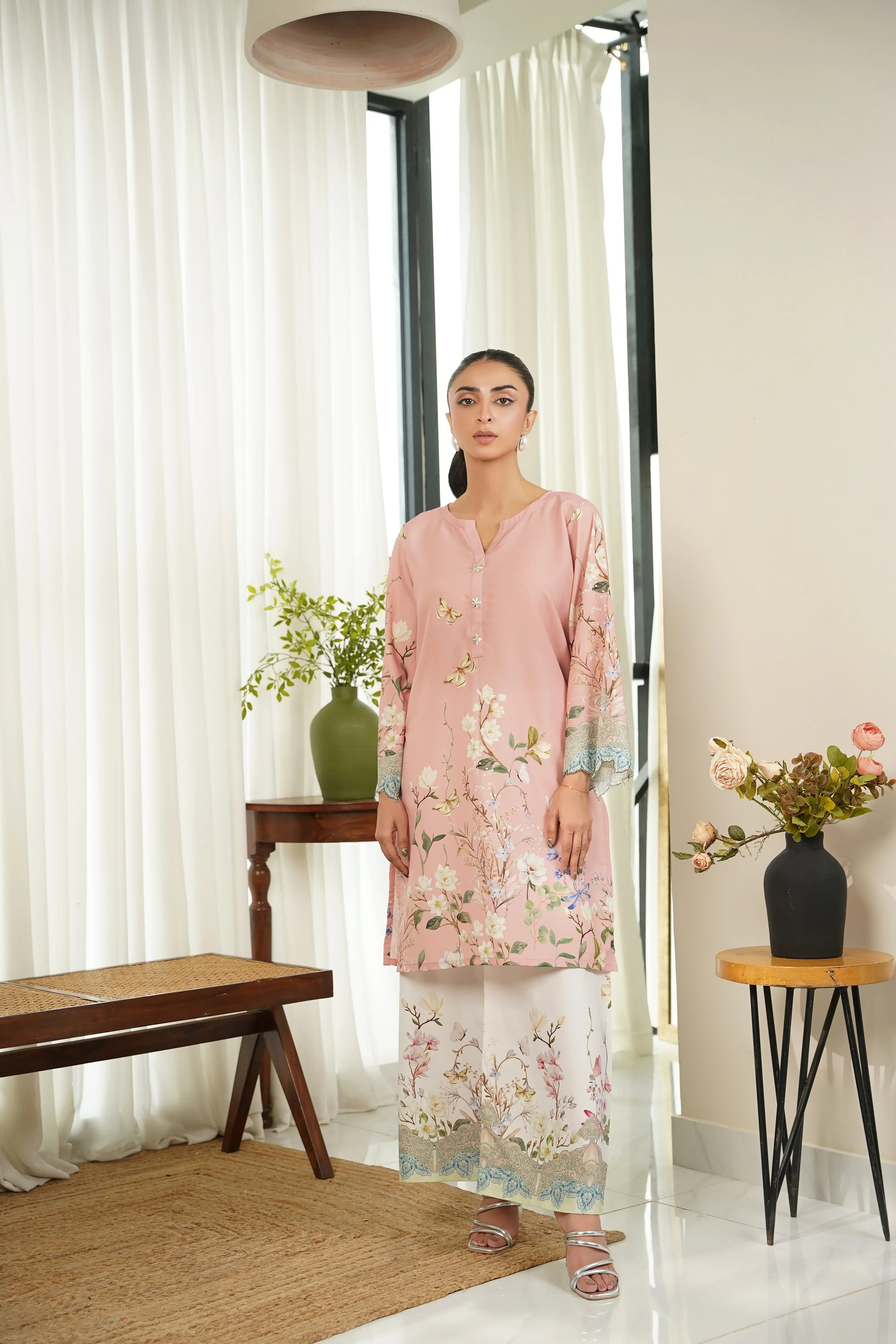 Dhaga Stitched 2 Piece Poly Cambric Collection'2025-Amorette