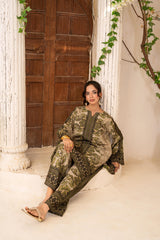 Zar E Gul By Abeera Stitched 2 Piece Poly Lawn Suit-ZG-09