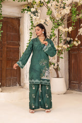 Gulkar By Abeera Stitched 2 Piece Printed Poly Lawn Collection'2025-GK-02