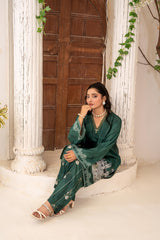 Gulkar By Abeera Stitched 2 Piece Printed Poly Lawn Collection'2025-GK-02