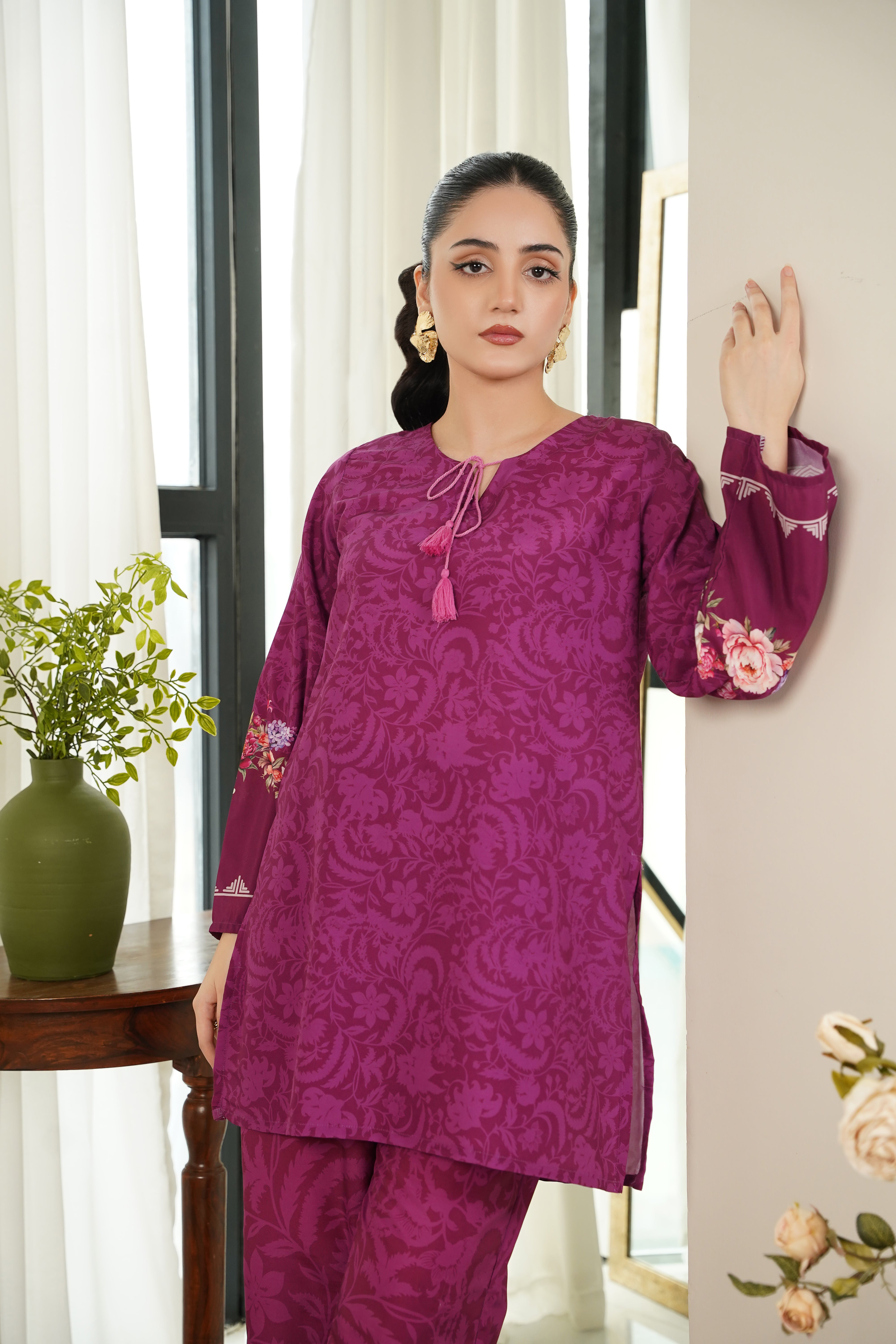 Dhaga Stitched 2 Piece Poly Cambric Collection'2025-Bridgette