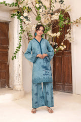 Gulkar By Abeera Stitched 2 Piece Printed Poly Lawn Collection'2025-GK-04