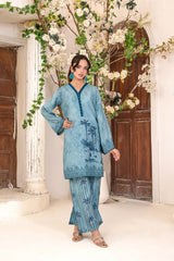 Gulkar By Abeera Stitched 2 Piece Printed Poly Lawn Collection'2025-GK-04