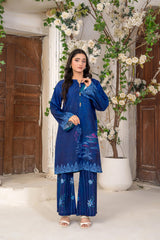 Gulkar By Abeera Stitched 2 Piece Printed Poly Lawn Suit-GK-06