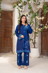 Gulkar By Abeera Stitched 2 Piece Printed Poly Lawn Collection'2025-GK-06