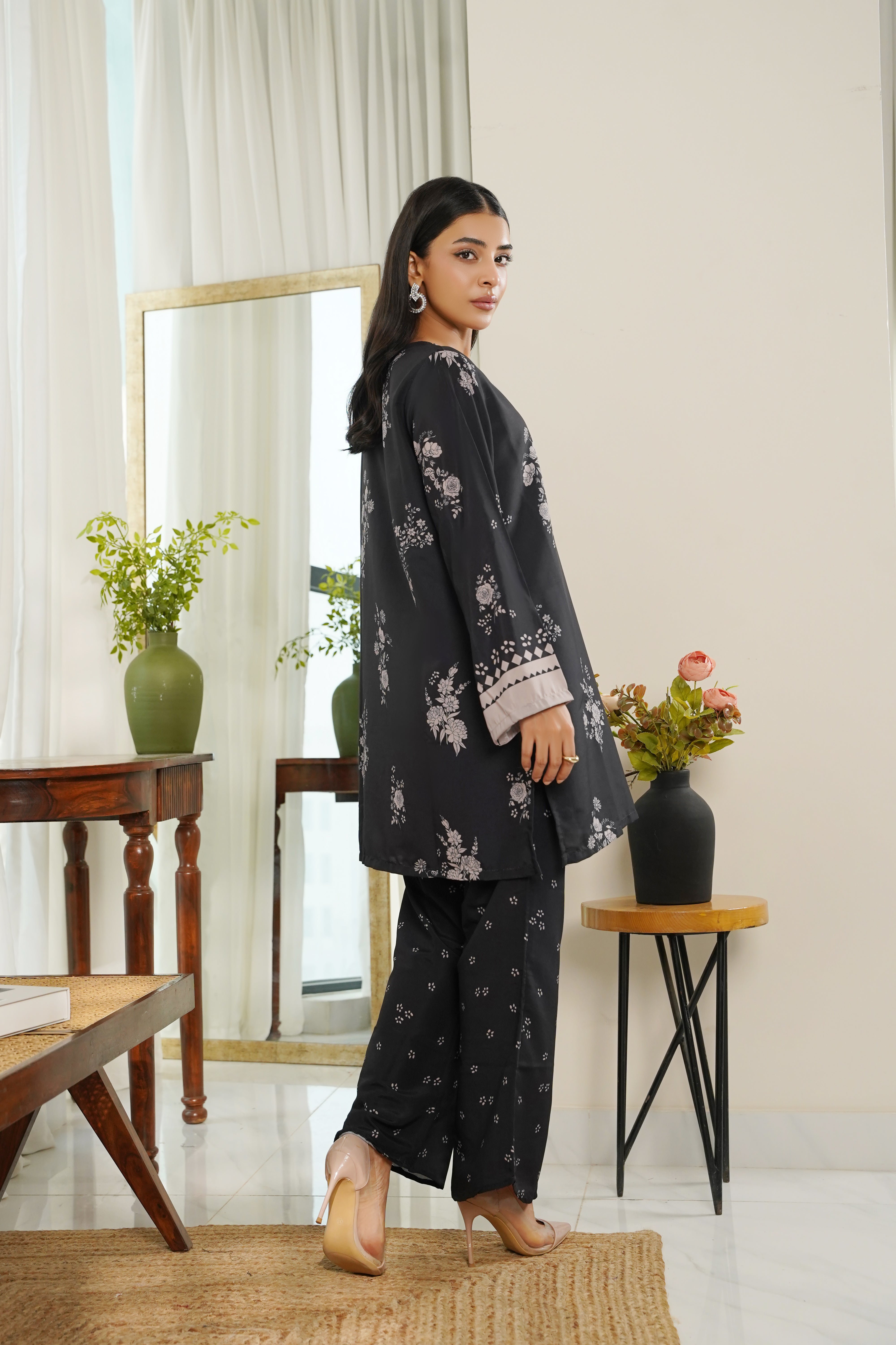 Dhaga Stitched 2 Piece Poly Cambric Collection'2025-Lina