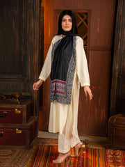 Tng By Md-Ajrak Mosaic Stole | Black