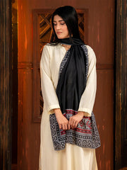 Ajrak Mosaic Stole | Black TNG by MD