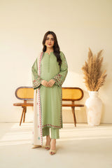 Tiraz Stitched 3 Piece Winter Suit-Suroor