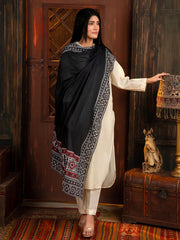 Ajrak Mosaic Odhni | Black TNG by MD