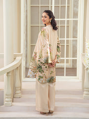 Tng By Md Stitched-Shajar | 2 Piece | Printed | Beige