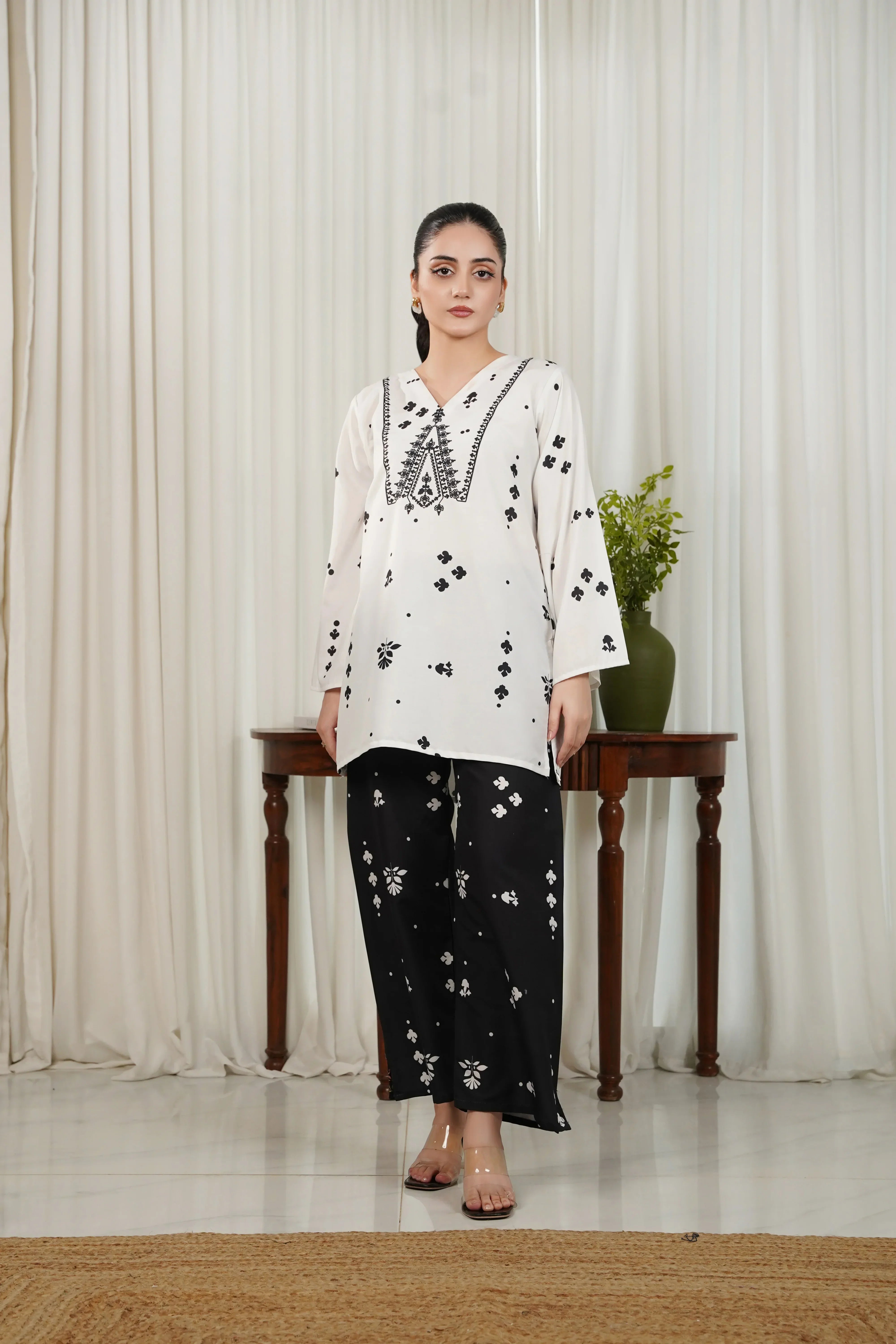 Dhaga Stitched 2 Piece Crepe Collection'2025-Zillah