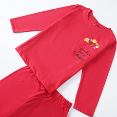 Kjunction Girls Printed Full Sleeve Suit