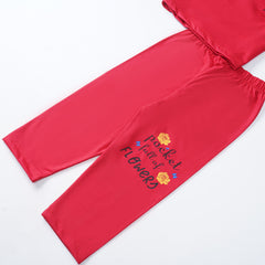 Kjunction Girls Printed Full Sleeve Suit