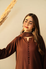 Tiraz Stitched 3 Piece Winter Suit-Mahira