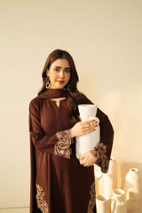 Tiraz Stitched 3 Piece Winter Suit-Mahira