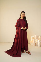 Tiraz Stitched 3 Piece Winter Suit-Marwa
