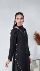 Premier Essence By Neesh Stitched Co Ords Summer Suit-Noirline - 2 Piece