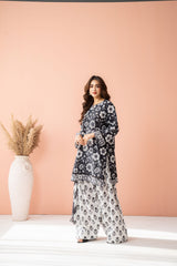Tiraz Stitched 3 Piece Summer Suit-Raina - 3pc