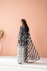 Tiraz Stitched 3 Piece Summer Suit-Raina - 3pc