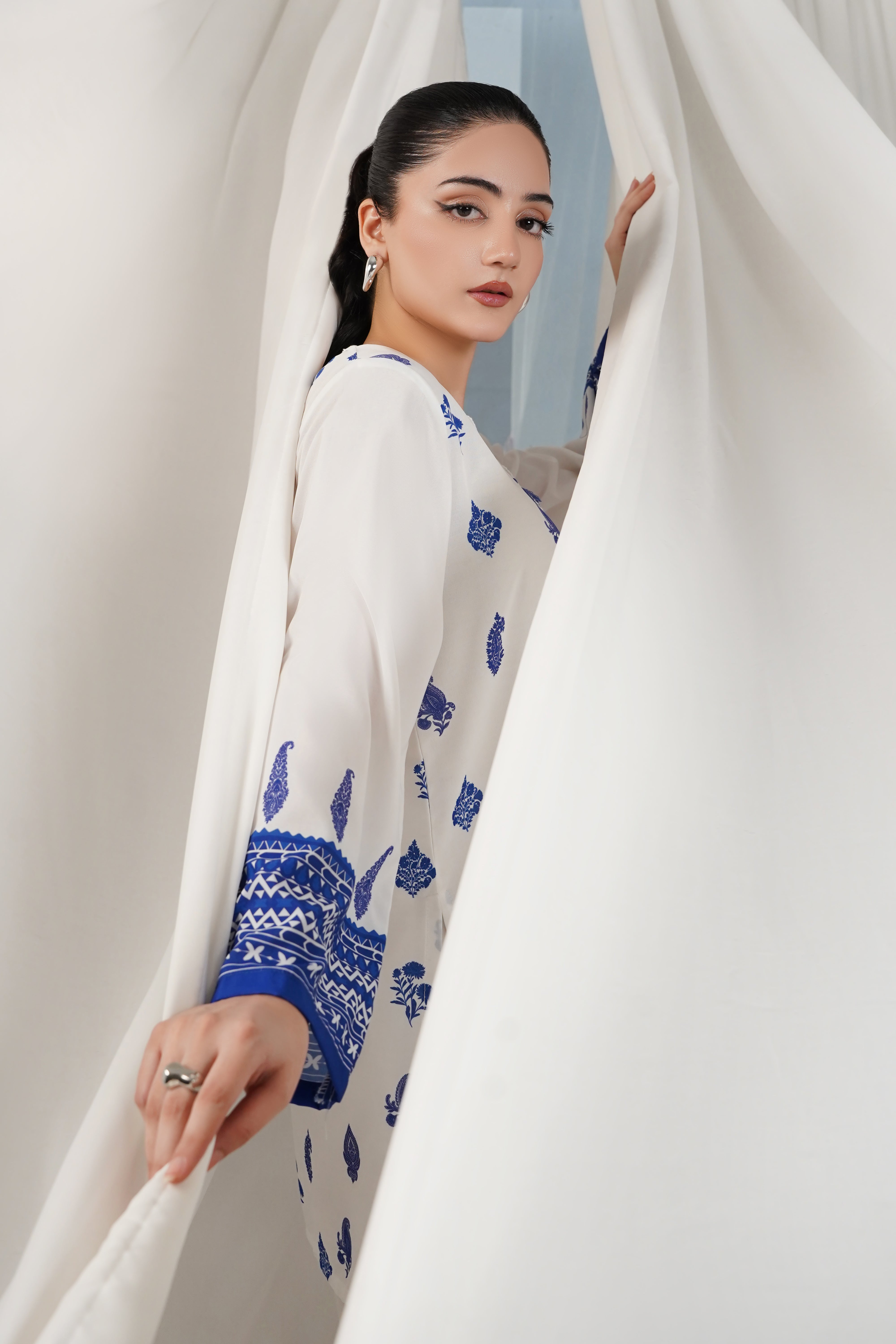 Dhaga Stitched 2 Piece Poly Cambric Collection'2025-Abigail