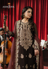 Asim Jofa Premium Festive Ajpf-02 Embroidered Chiffon 3 Pcs