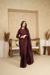 Tiraz Stitched 3 Piece Formals Suit-Noor-e-Jahan (Saree)