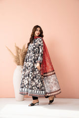 Tiraz Stitched 3 Piece Summer Suit-Afsana - 3pc