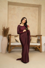 Tiraz Stitched 3 Piece Formals Suit-Noor-e-Jahan (Saree)