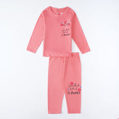 Kjunction Girls Printed Full Sleeve Suit
