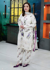 Uraan by Meerak 3 Piece Emb Lawn Suit-4