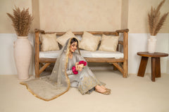 Tiraz Stitched 3 Piece Formals Suit-Zimal