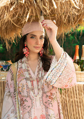 Cocktail By Sardinia Unstitched 3 Piece Summer Collection-PINK PUNCH