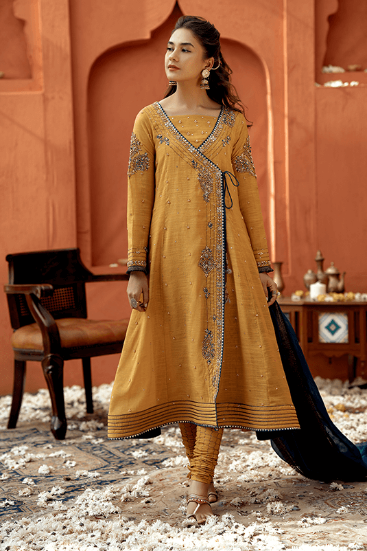 Bahara By Zaaviay Stitched Soorajmukhi (Three Piece)
