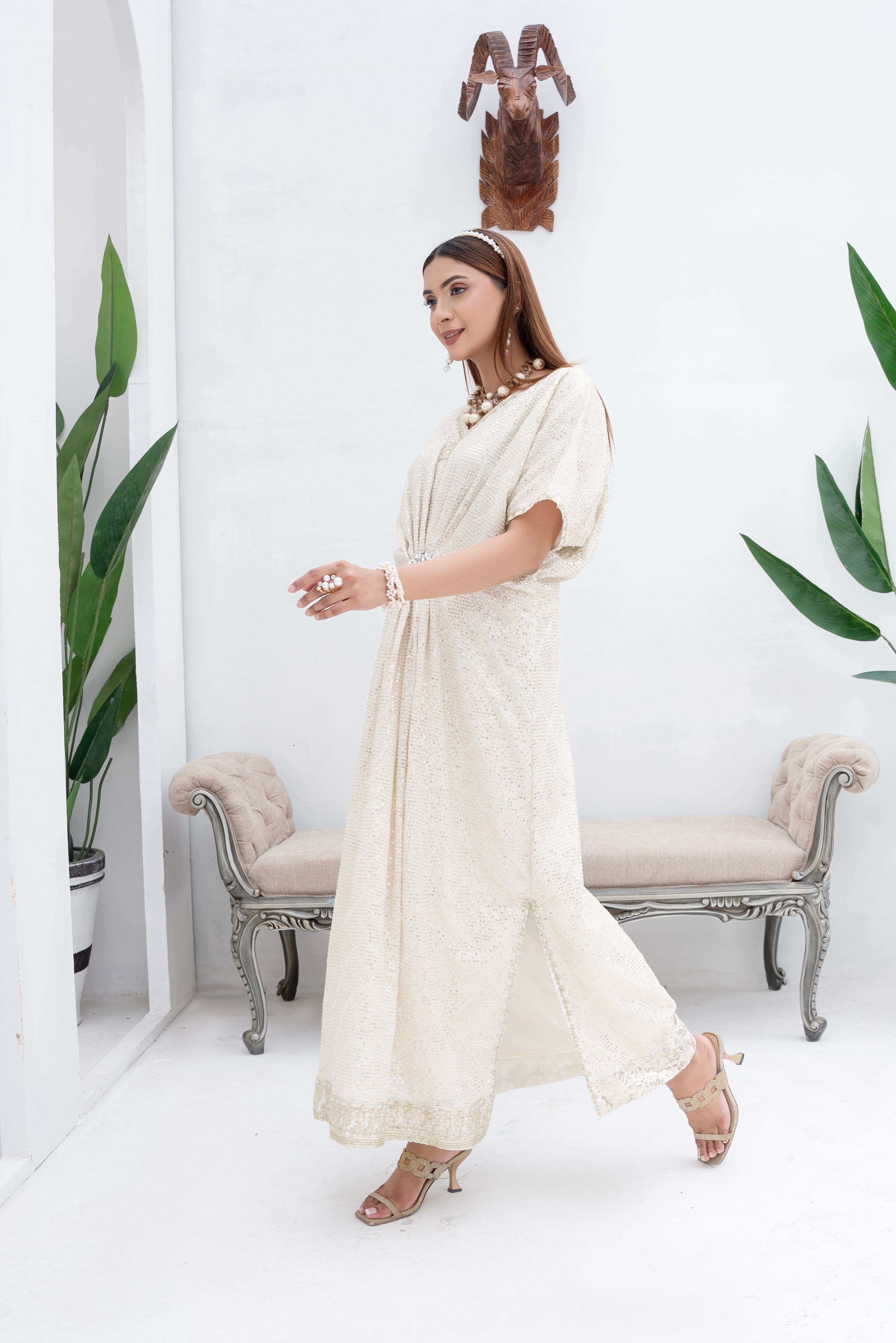 Manahils Stitched Formals Wa 03-Off White