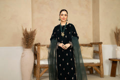 Tiraz Stitched 3 Piece Formals Suit-Jahan Araa