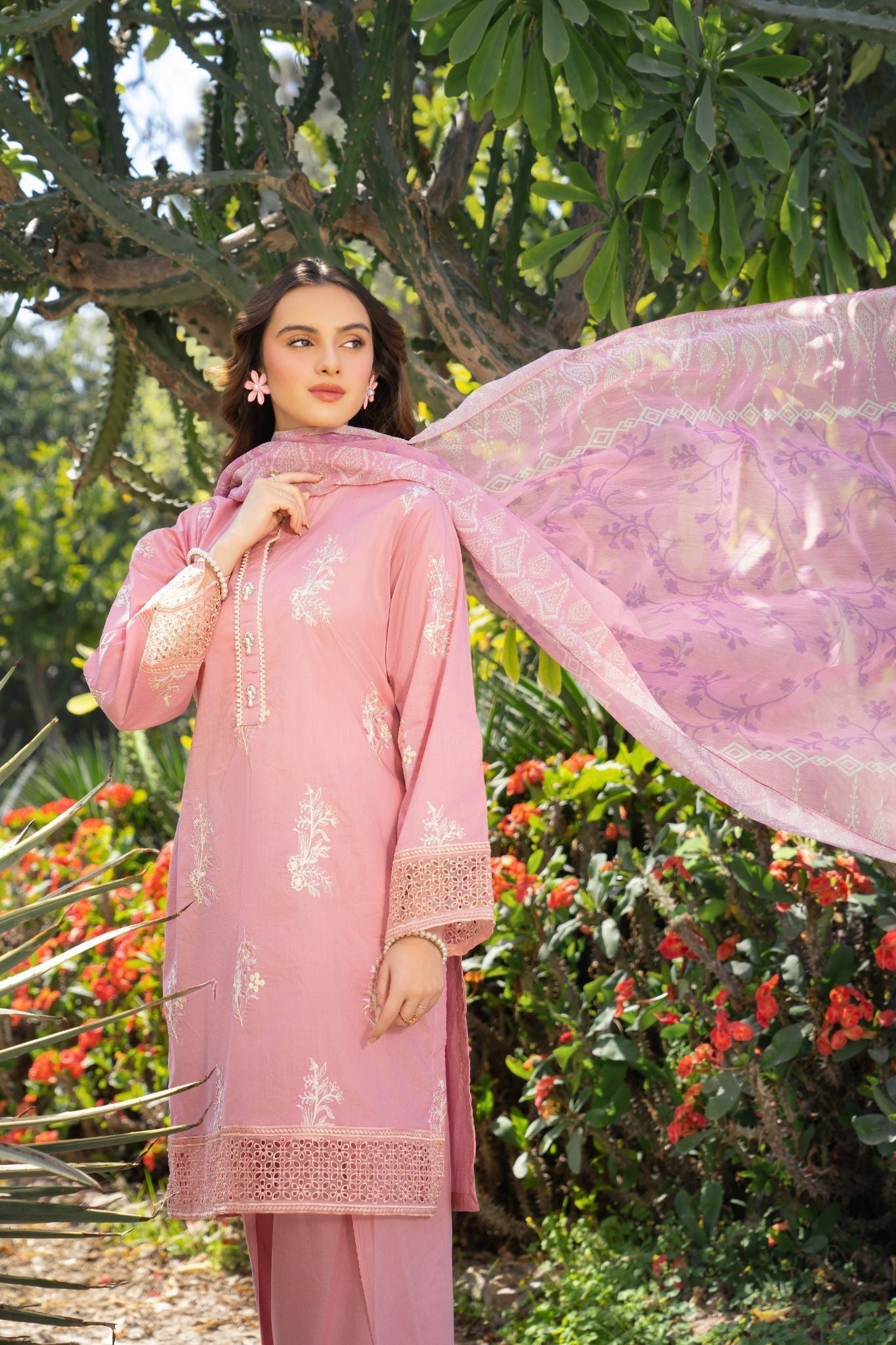 Serenity by Panache Apparel Stitched Collection-Dusty Pink