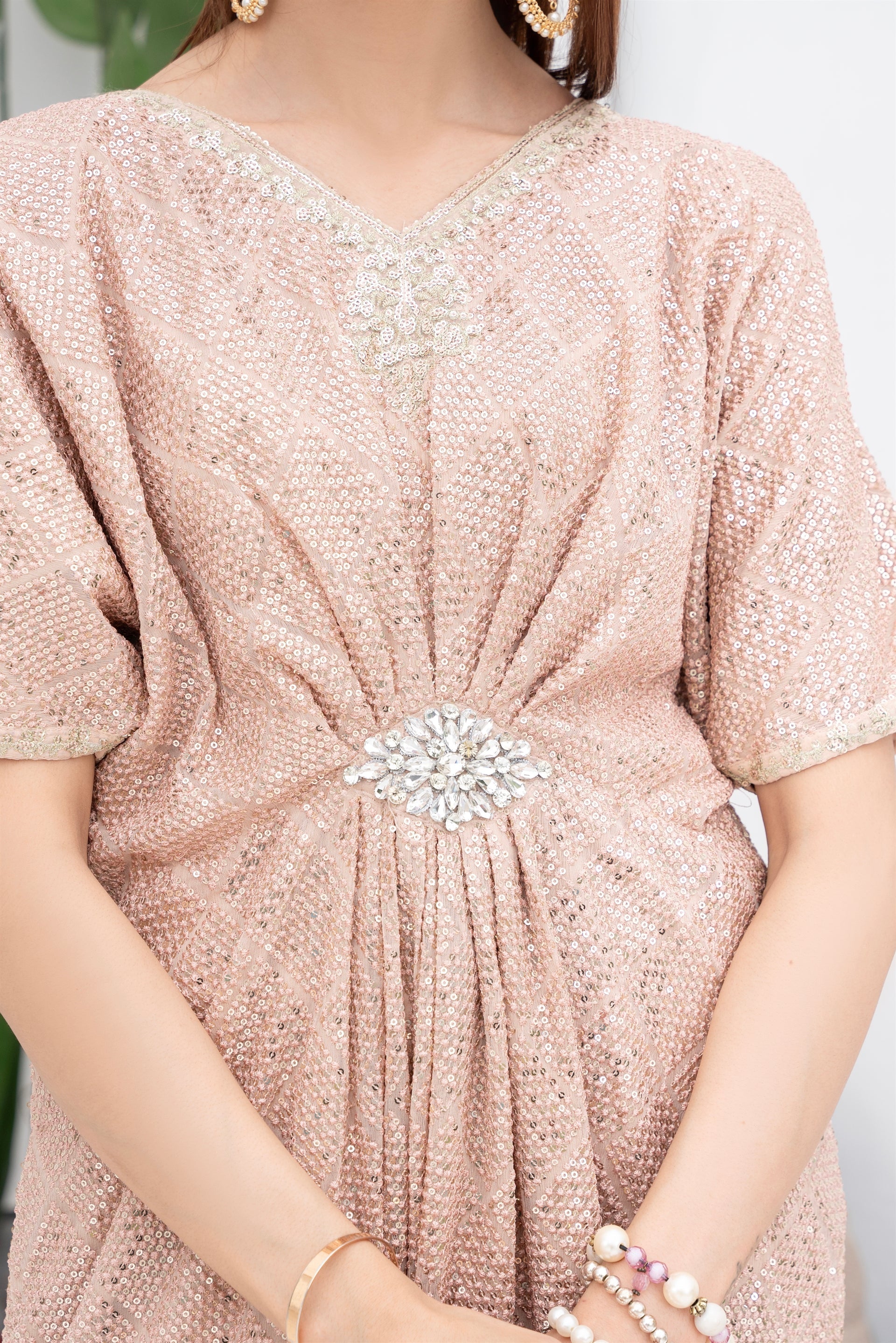 Manahils Stitched Formals Wa 03-Peach