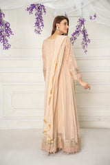 Manahils Stitched Formals Kurti-B-005-Peach