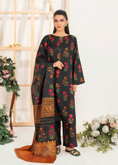 Meerak Stitched 3 Piece Blended Silk Suit-Zinia