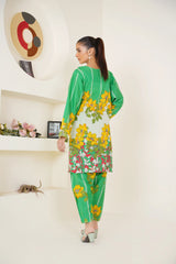 Qurb Stitched 2 Piece Summer Collection'2025-Scented Petals