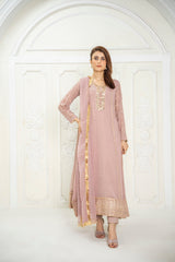 Manahils Stitched Formals Kurti 123-Lilac