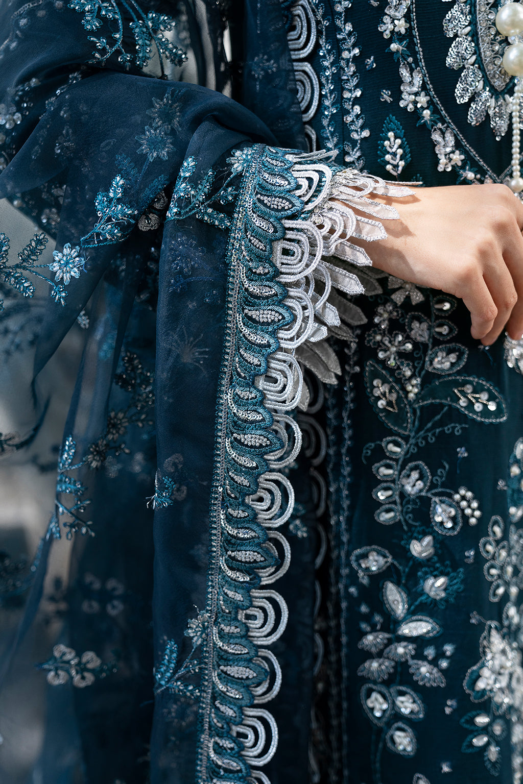 Fleurie By Meeral Unstitched 3 Piece Formals Collection'2025-Belle