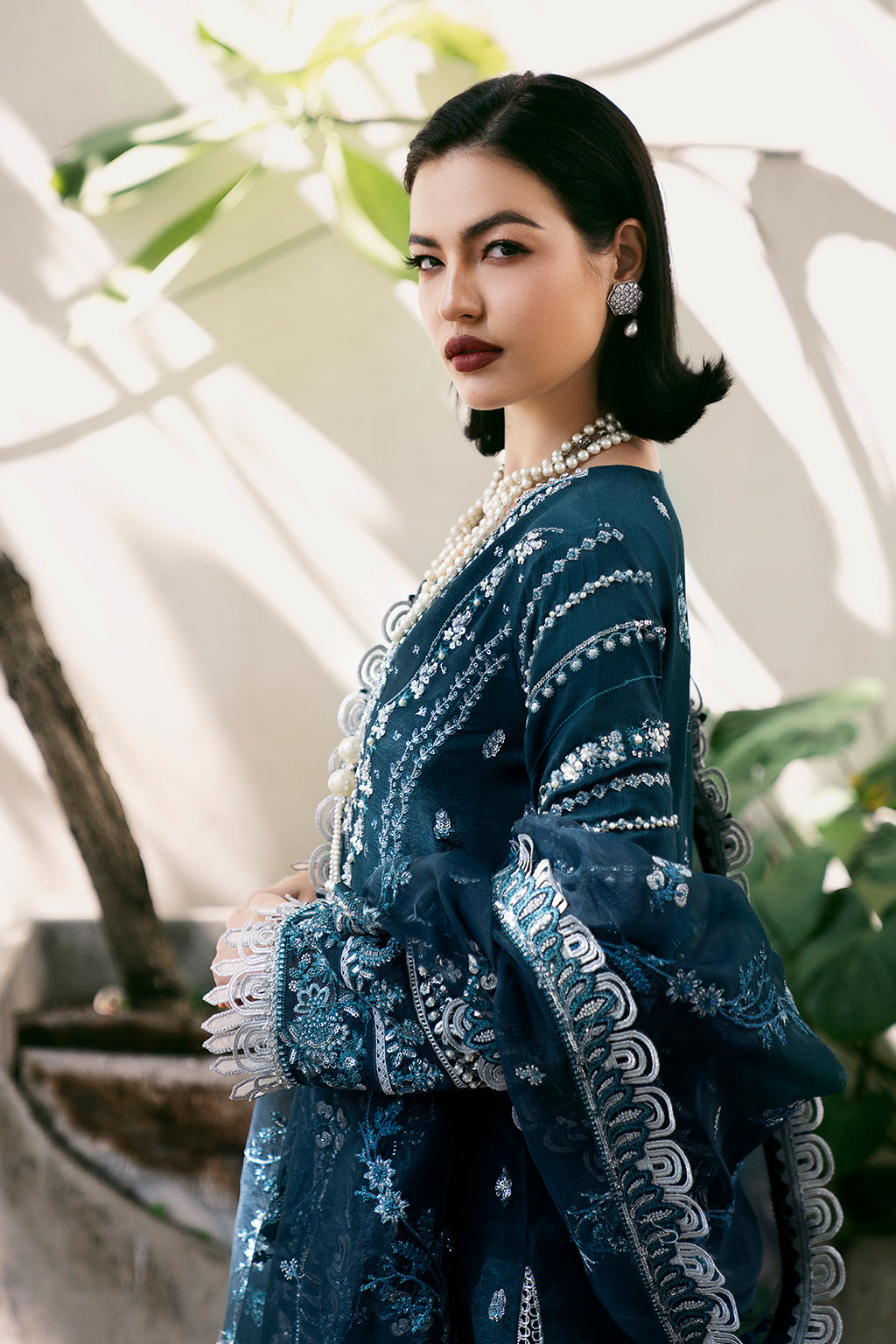 Fleurie By Meeral Unstitched 3 Piece Formals Collection'2025-Belle