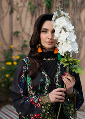 Cocktail By Sardinia Unstitched 3 Piece Summer Collection-ESPRESSO