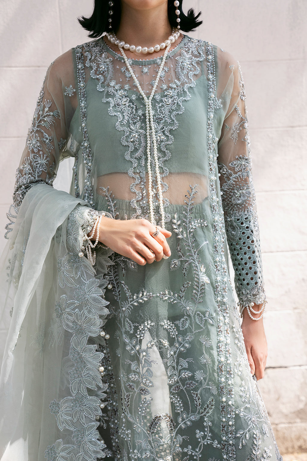 Fleurie By Meeral Unstitched 3 Piece Formals Collection'2025-Anya